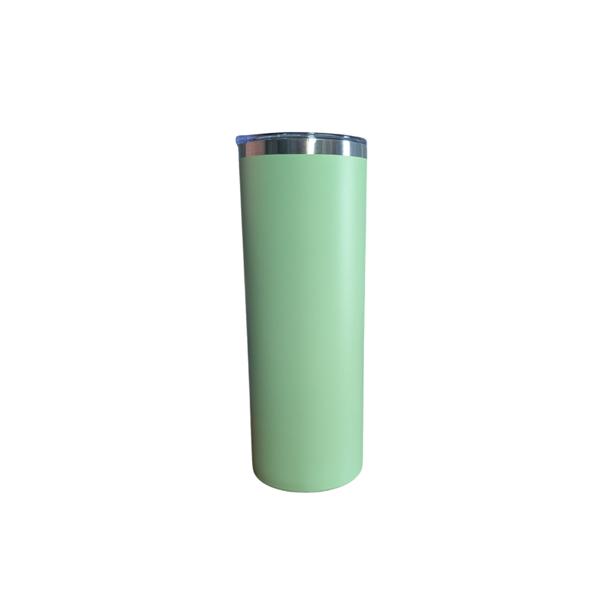 Custom Lazer Engraved "20oz Stainless Steel Skinny Tumblers Straight Double Wall Powder Coated Insulated Tumbler with Lid and Straw"