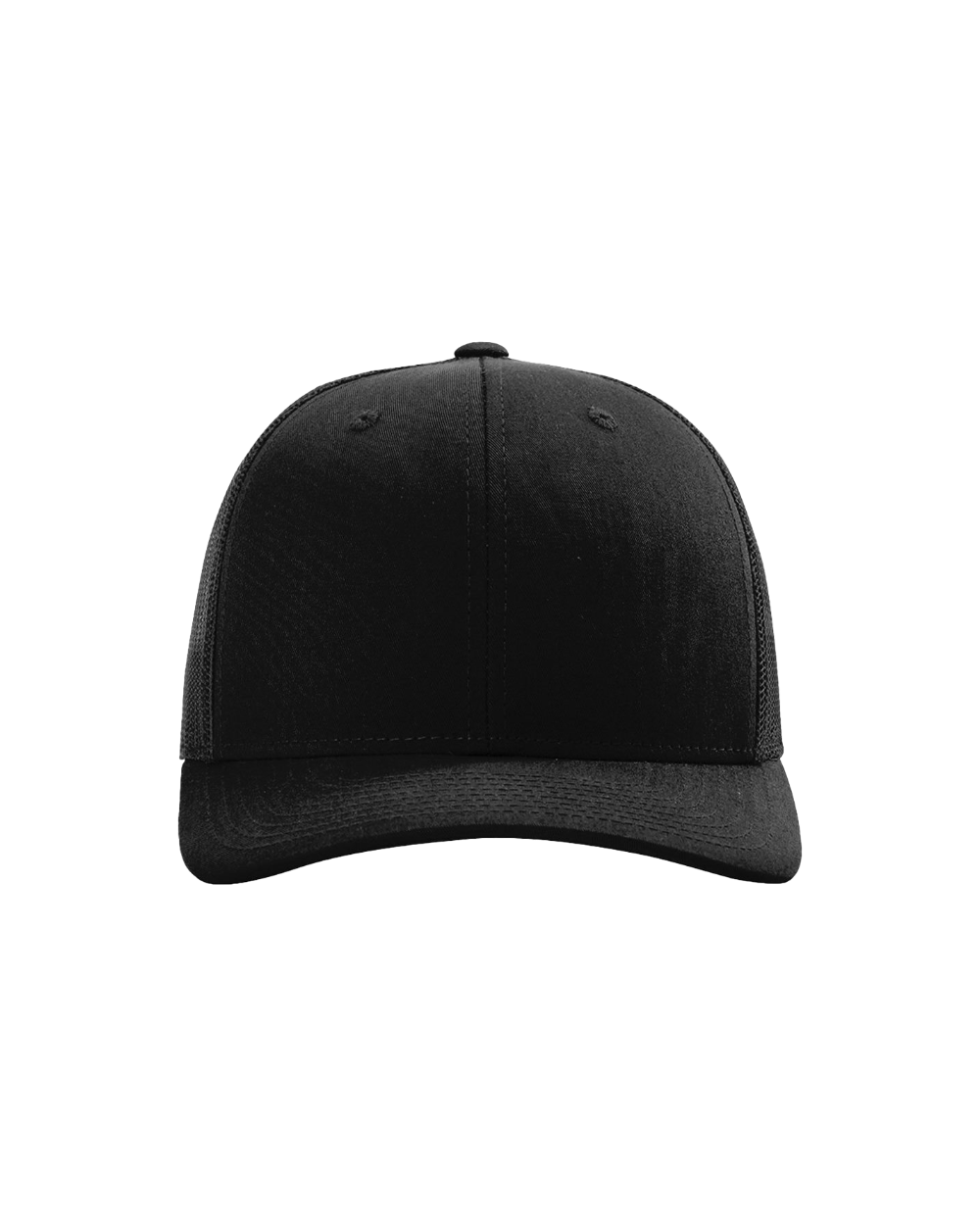 Black cap on a white background