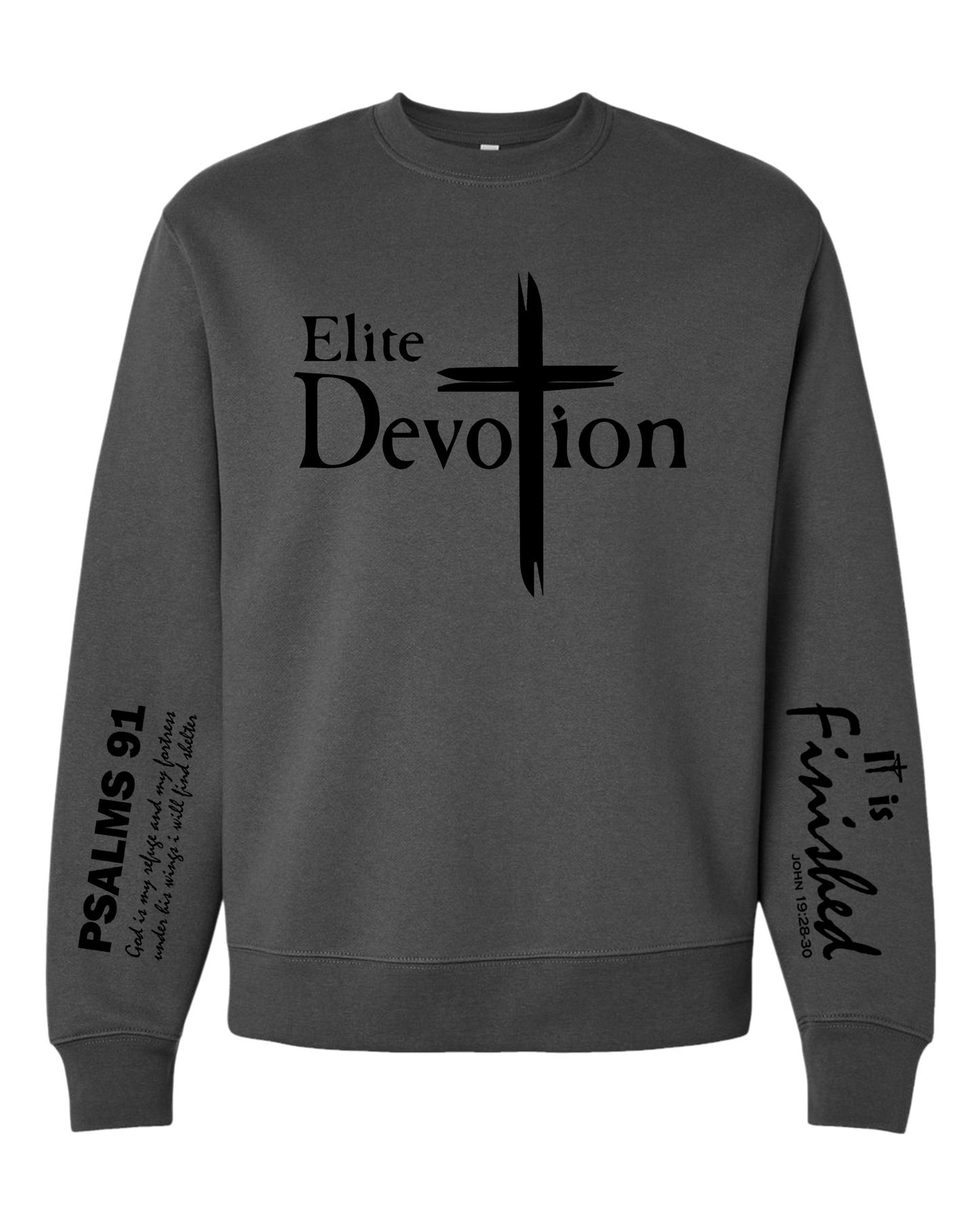 Elite Devotion "It Is Finished" Cross Sweatshirt