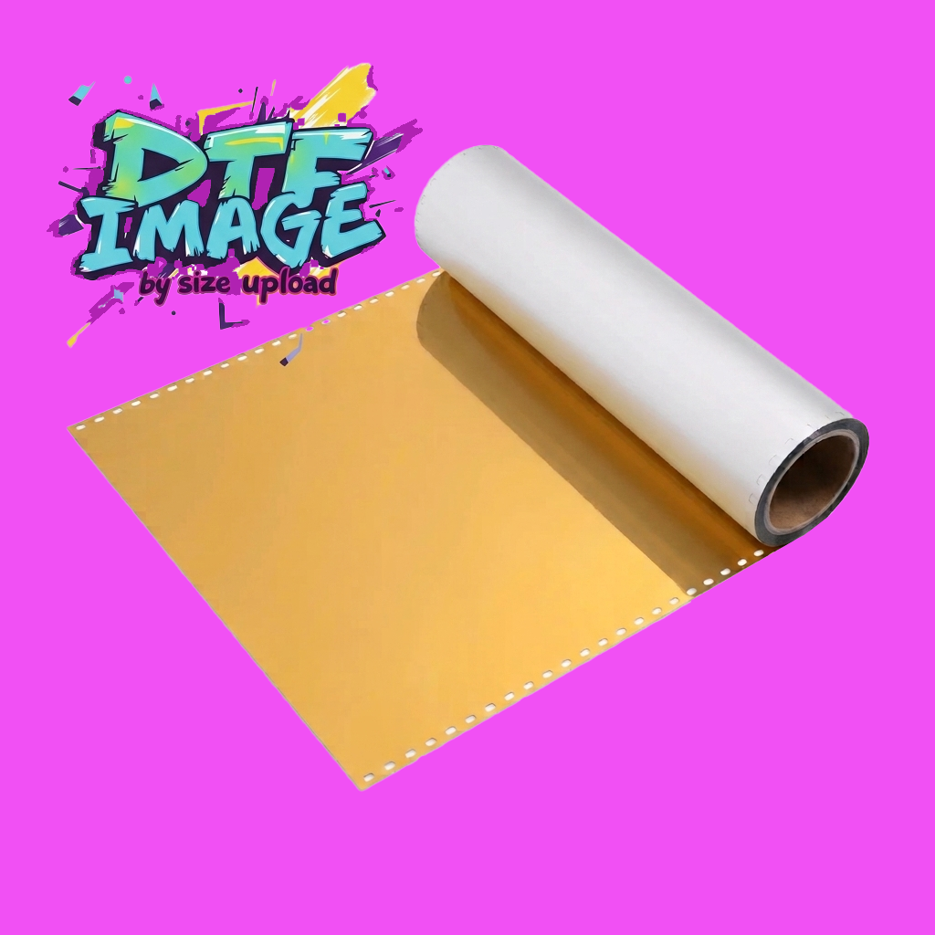 Gold DTF Print
