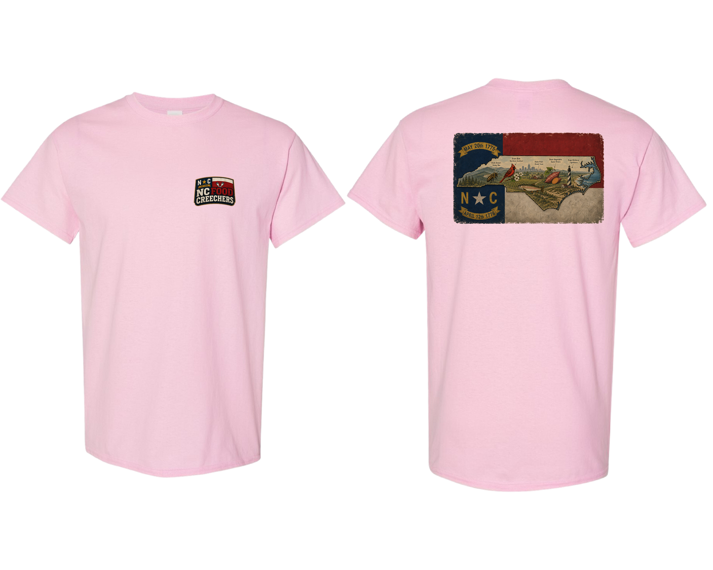 NC Food Creechers T-shirt "Rustic NC"
