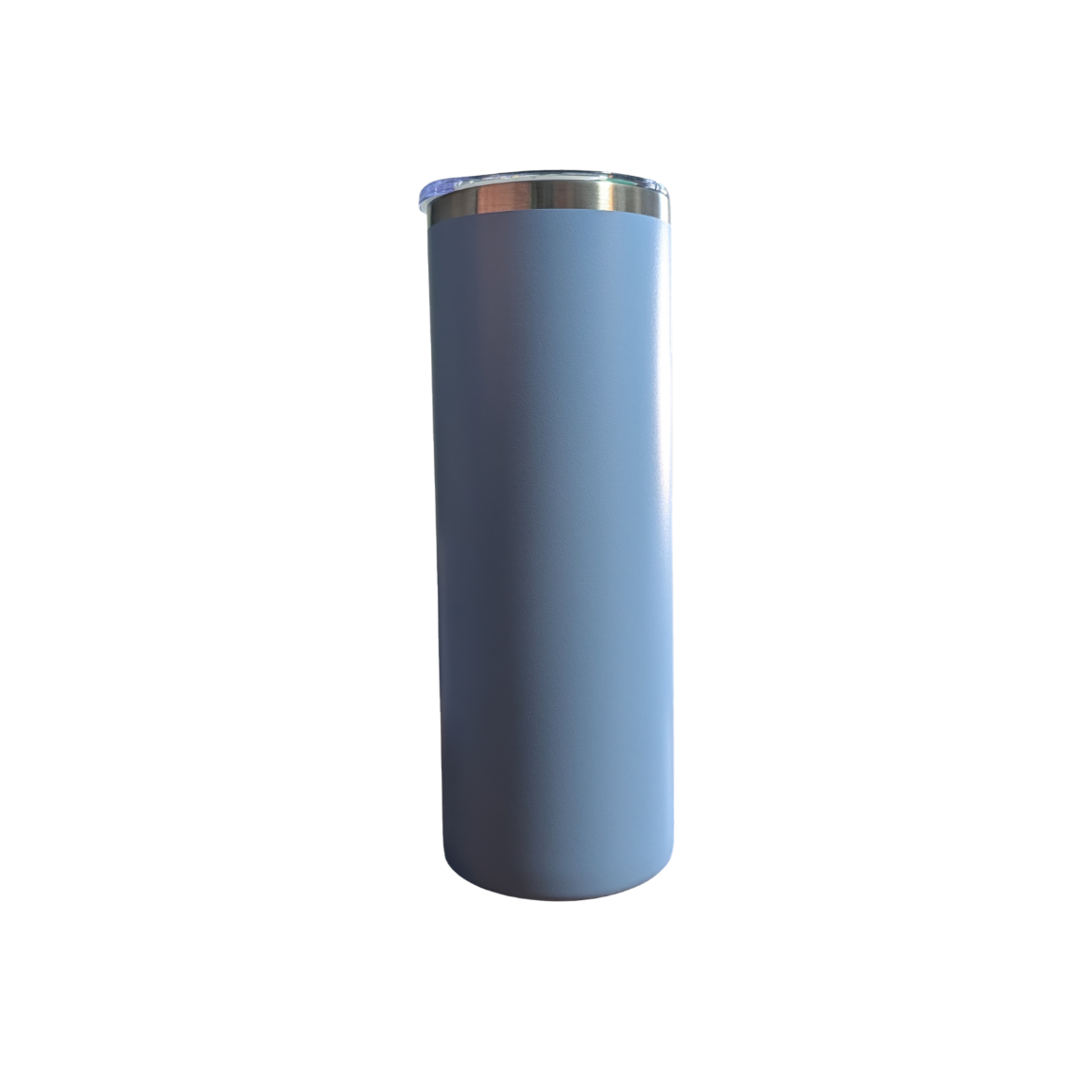 Custom Lazer Engraved "20oz Stainless Steel Skinny Tumblers Straight Double Wall Powder Coated Insulated Tumbler with Lid and Straw"