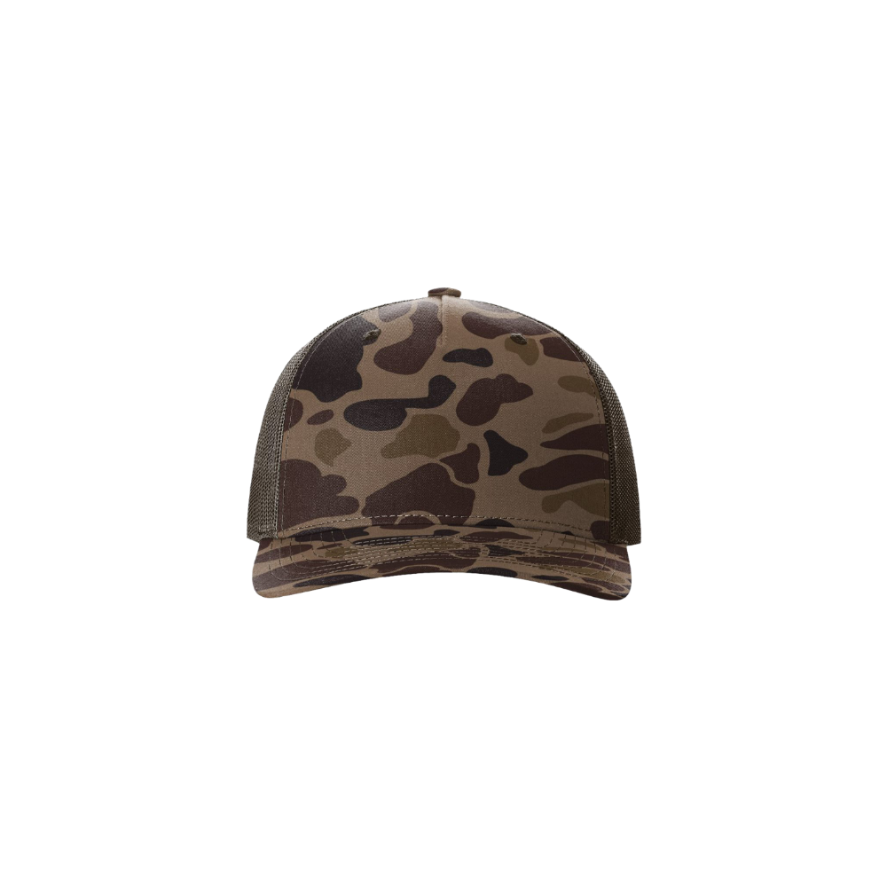 Duck Camouflage-patterned cap on a white background