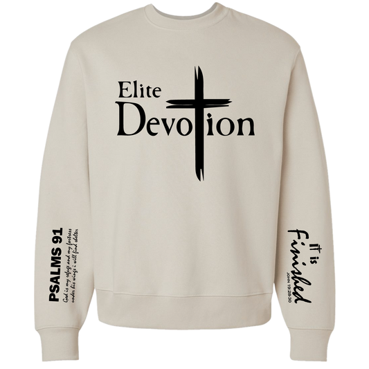 Elite Devotion "It Is Finished" Cross Sweatshirt