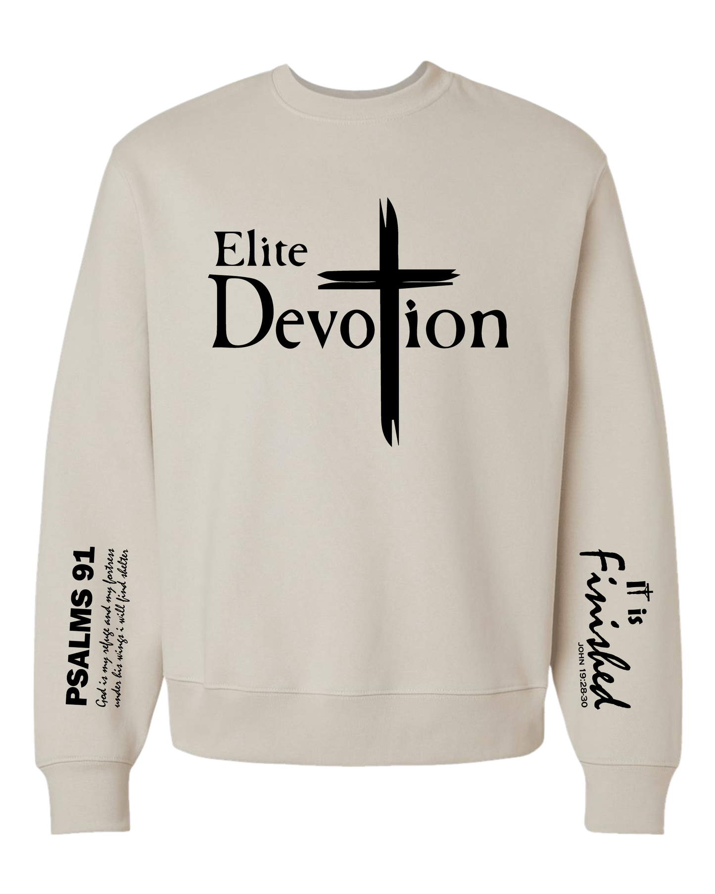 Elite Devotion "It Is Finished" Cross Sweatshirt